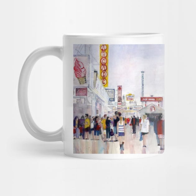 Seaside Heights - Midway - Jersey Shore by dfrdesign